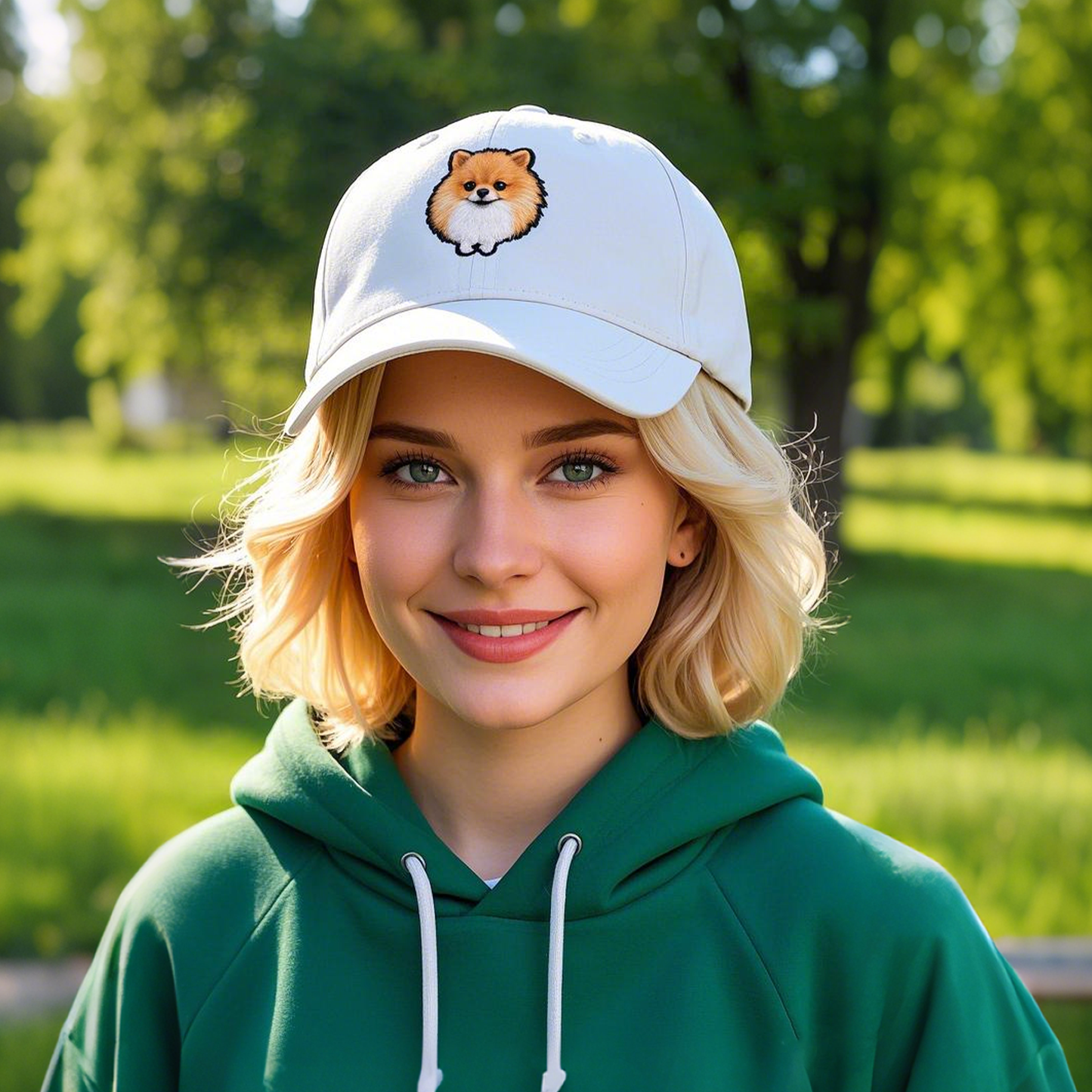 Personalized Pet Cap with Name Embroidery - Unisex - Hat Side Embroidery