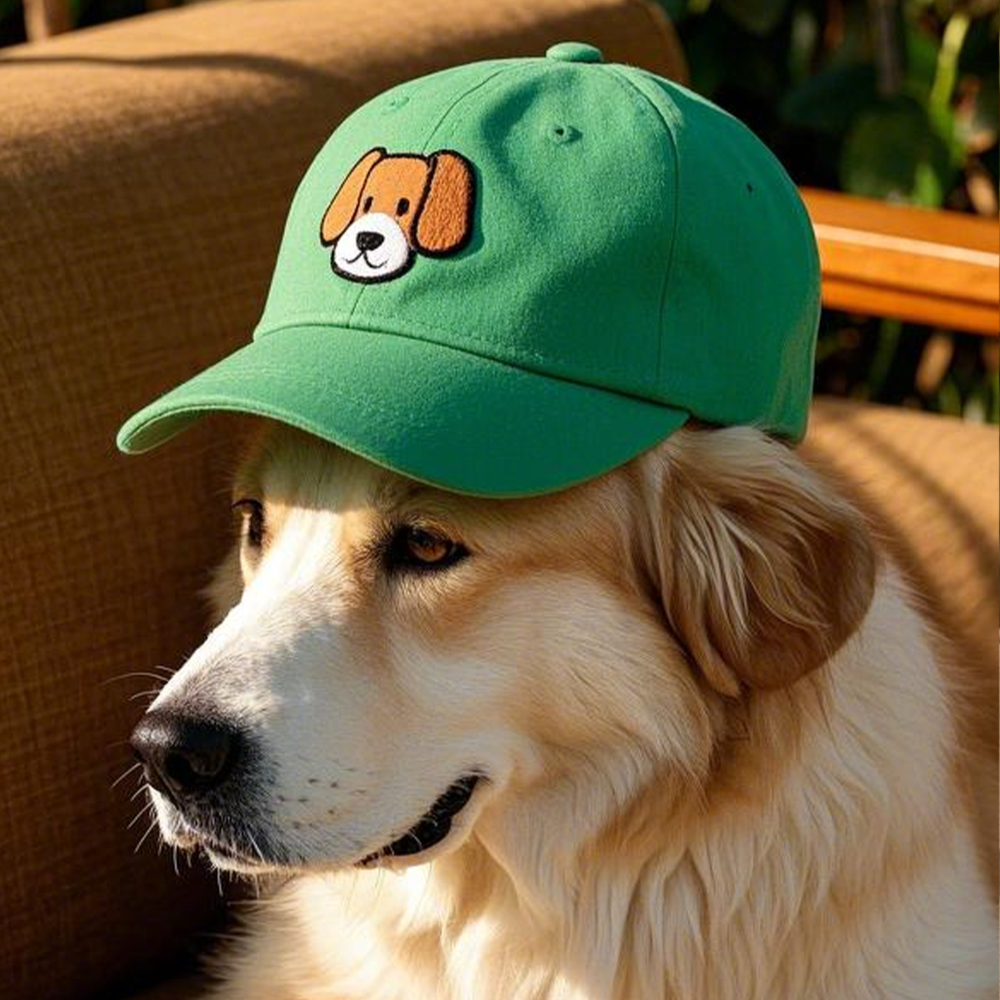 Customised Pet Face Baseball Hats with Pet Silhouette Embroidery