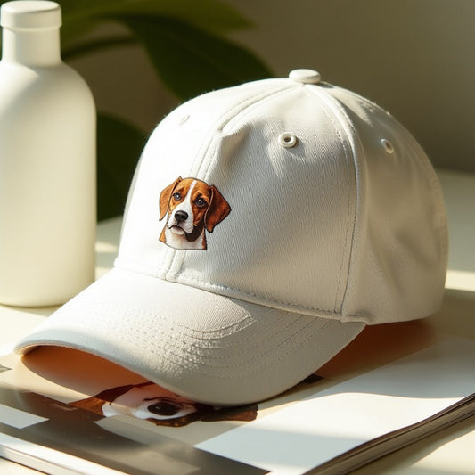 Personalized Pet Cap with Name Embroidery - Unisex - Hat Side Embroidery