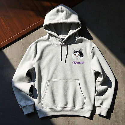 Custom Pet Hoodie - Personalized Multiple Dog Portraits Embroidered Sweatshirt