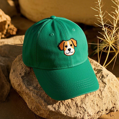 Personalized Pet Cap with Name Embroidery - Unisex - Hat Side Embroidery