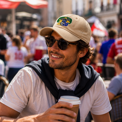 Brazil 2026 Soccer Fan Hat – Embroidered Country Flag Cap
