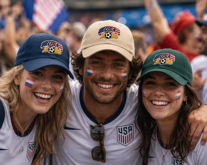Brazil 2026 Soccer Fan Hat – Embroidered Country Flag Cap