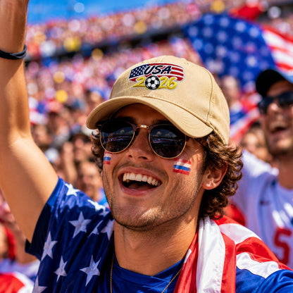 2026 Soccer Fan Hat – Custom Country Flag Cap