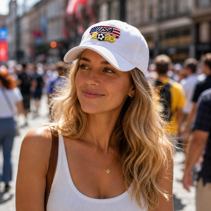 2026 Soccer Fan Hat – Custom Country Flag Cap